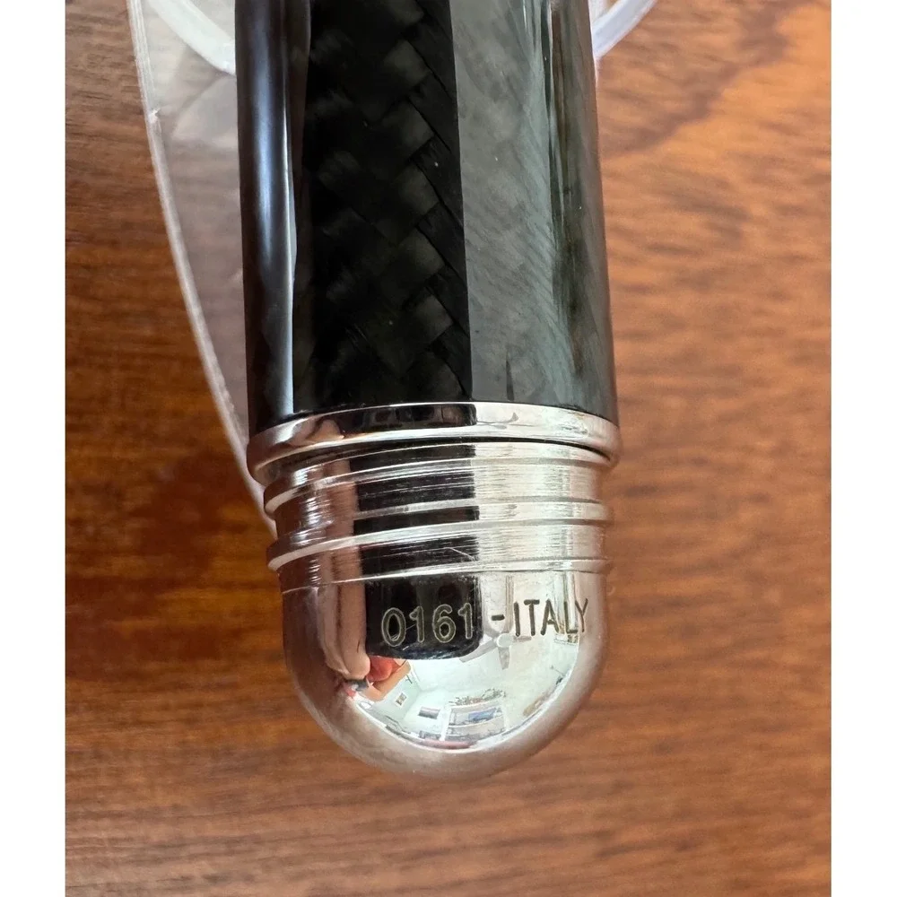 Vintage Delta Y2K Carbon Fiber Rollerball Pen Made in Italy Rare (#0161)